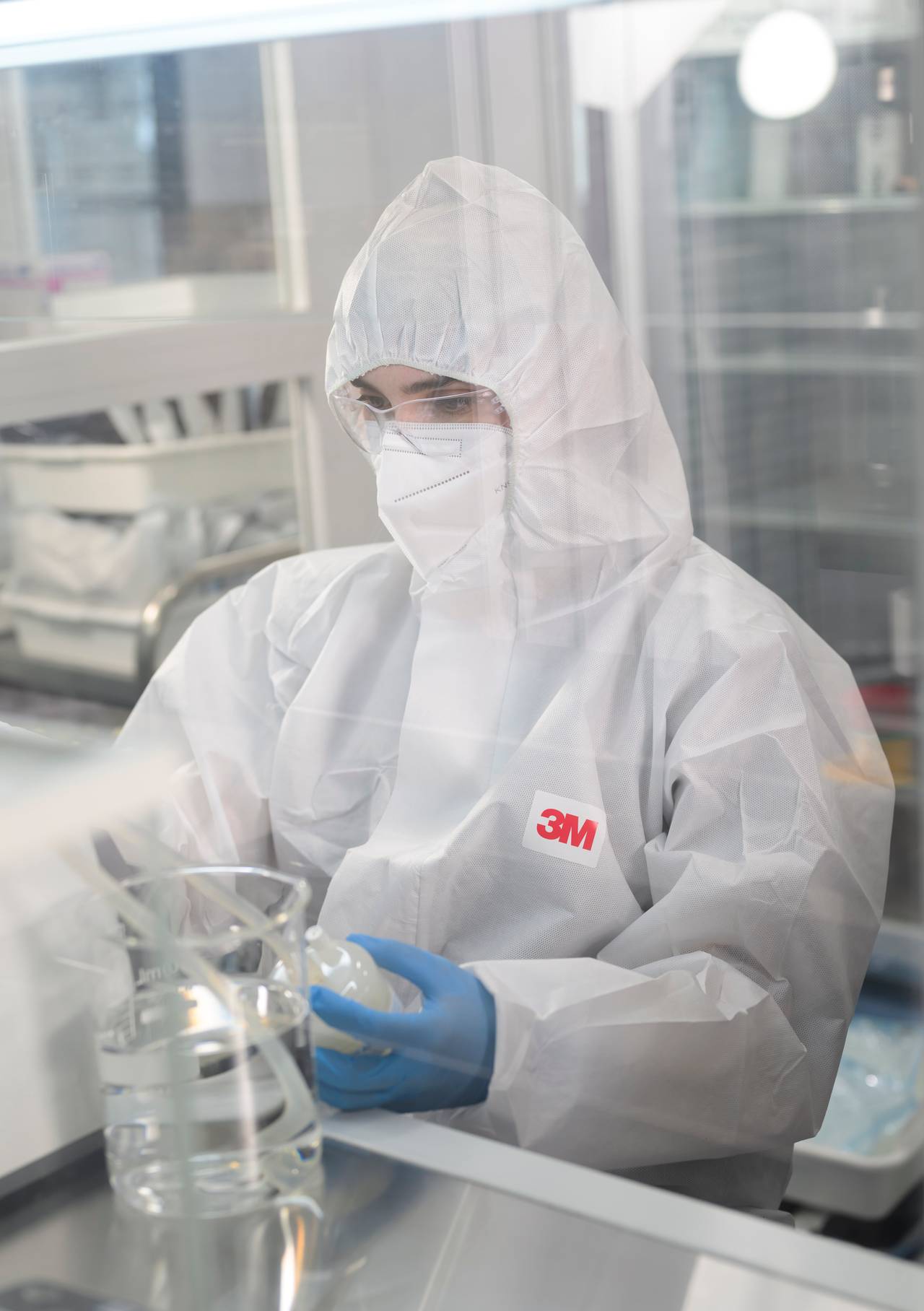 NPLabs Sterile Compounding Area - State-of-the-art sterile compounding laboratory with advanced equipment